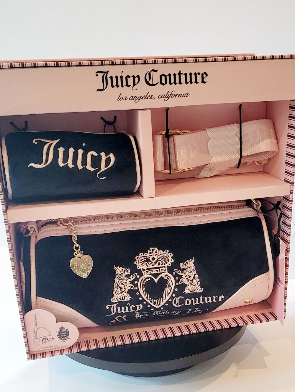 Juicy Couture 3Pc. Barrel Bag Set